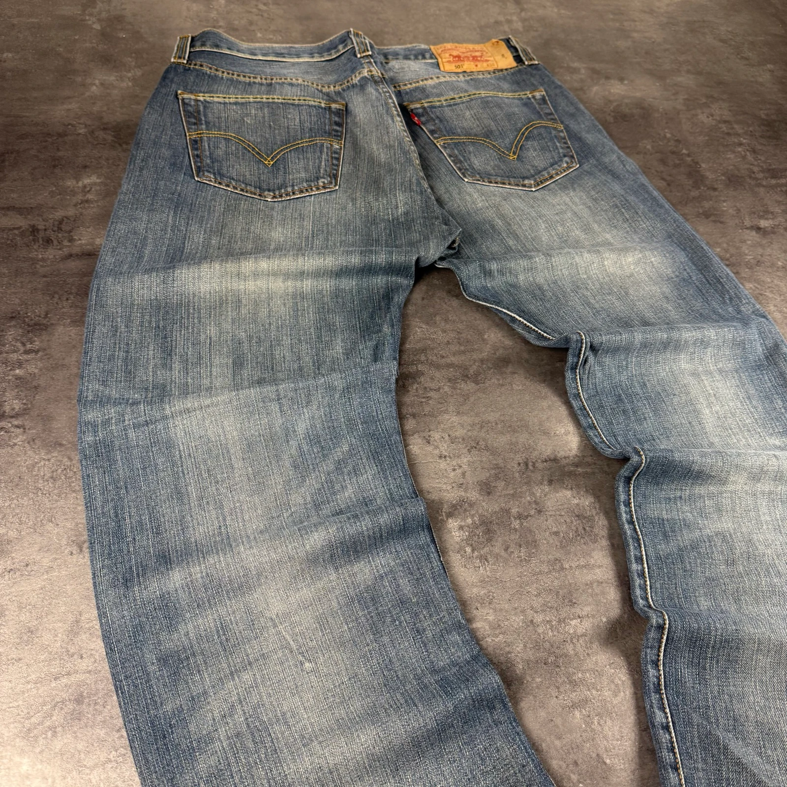 Levis 501 Baggy Fit Premium Vintage 90’s Made In USA Denim Trousers Japan Achieve – photo 2